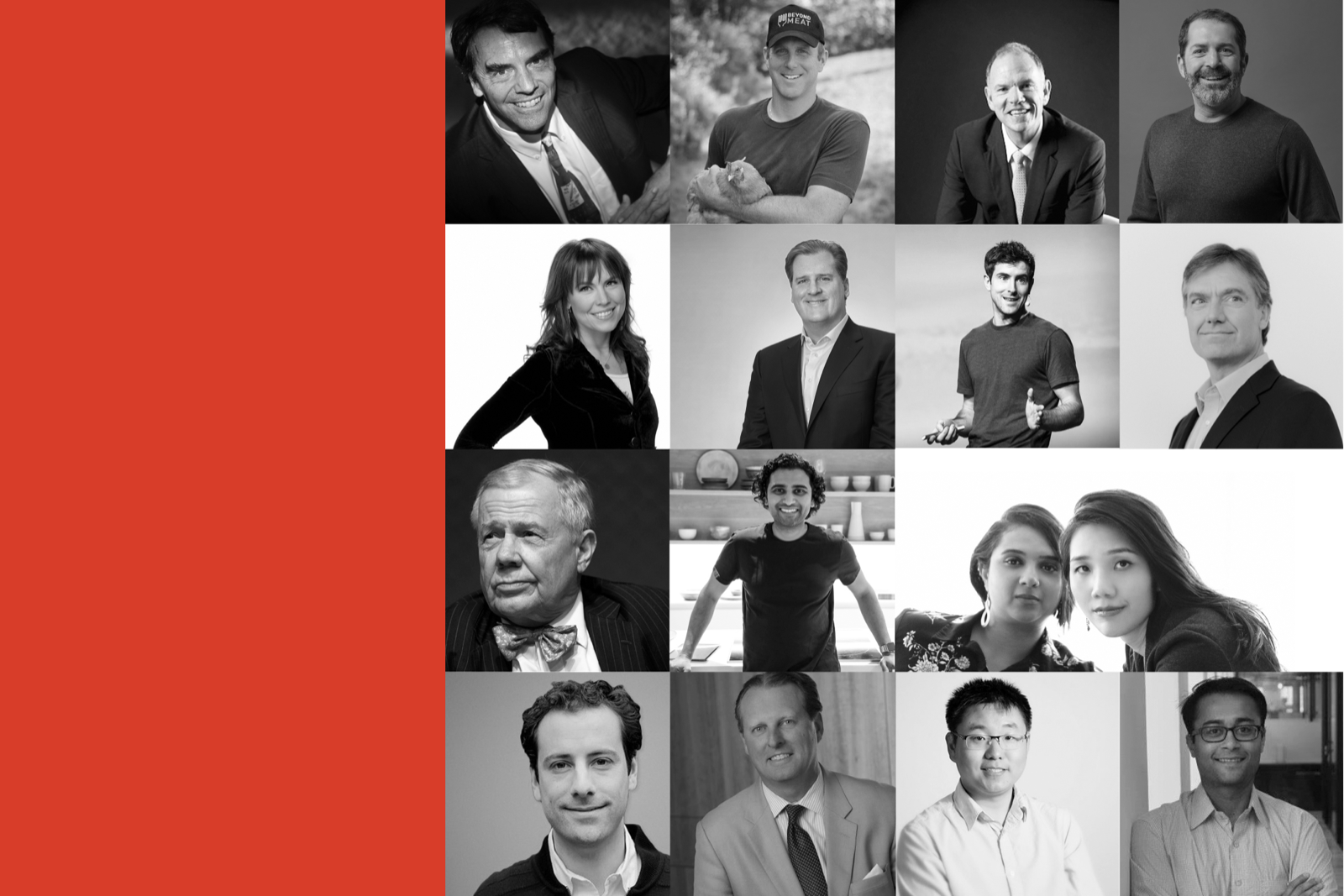 Collage of business innovators interviewed